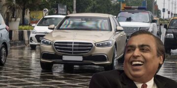 mukesh ambani Mercedes S680 Guard