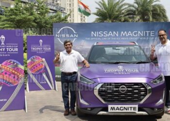nissan magnite icc world cup official car