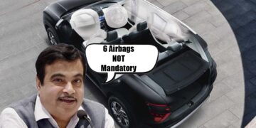 nitin gadkari 6 airbags not mandatory