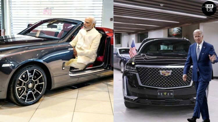 Pm Narendra Modi Vs Joe Biden Car Collection