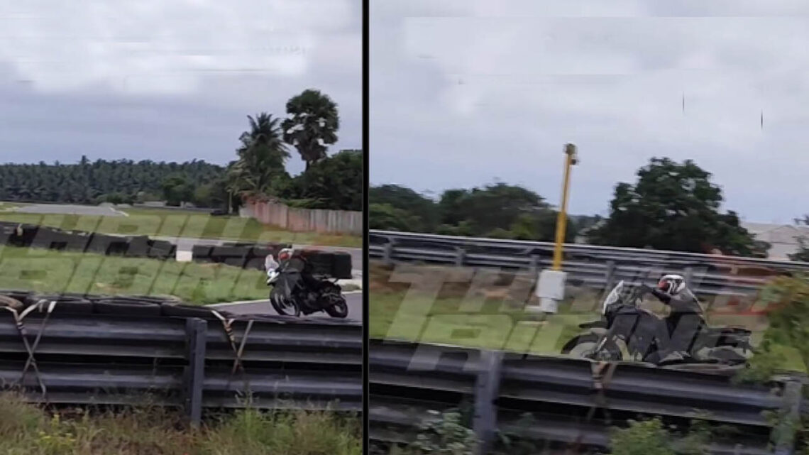RE Himalayan 452 Spied on Racetrack