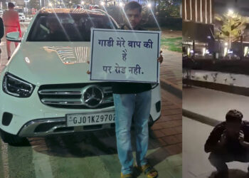 High Court Pulls Up Gujarat Police For Public Parading Mercedes Driver