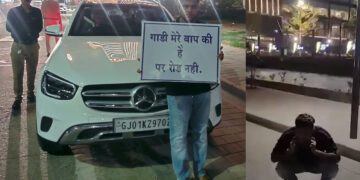 High Court Pulls Up Gujarat Police For Public Parading Mercedes Driver