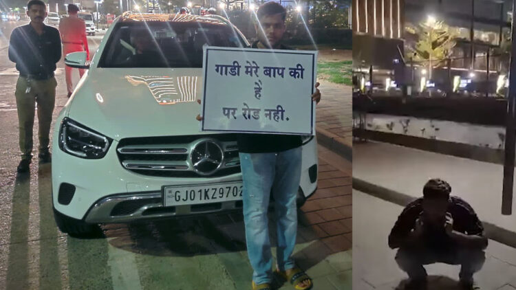 High Court Pulls Up Gujarat Police for Public Parading Mercedes Driver