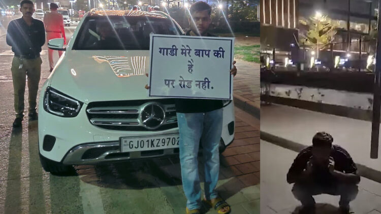 High Court Pulls Up Gujarat Police For Public Parading Mercedes Driver