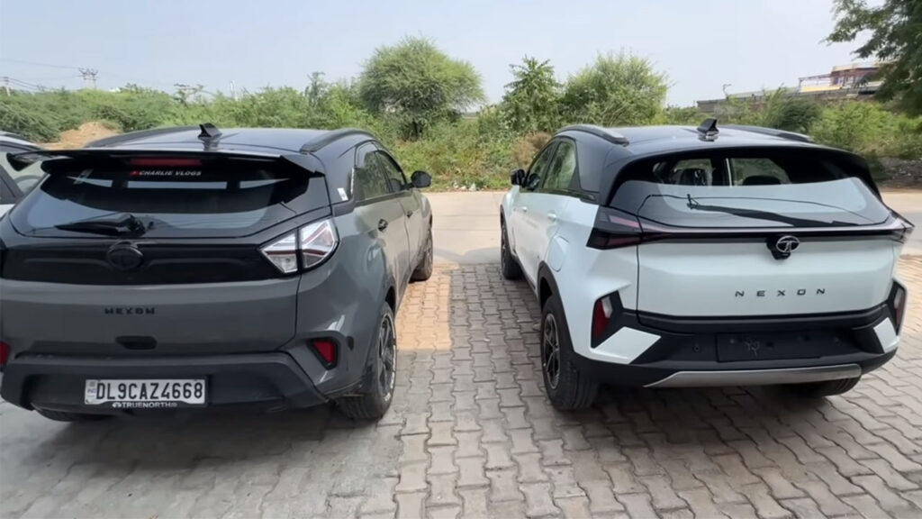 2023 Tata Nexon Facelift and Pre-facelift Nexon Comparison