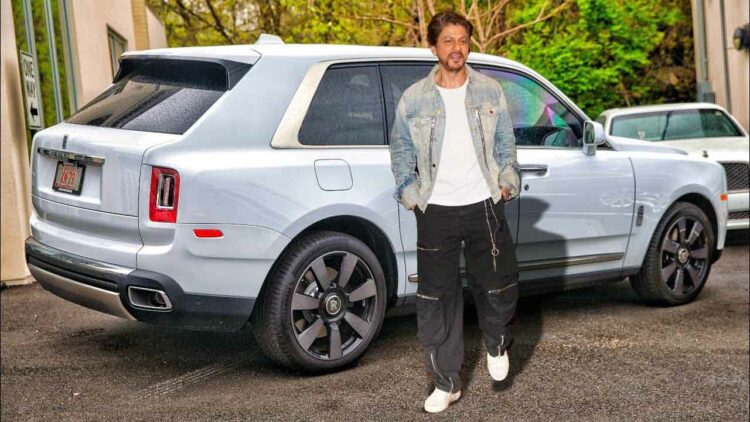 shahrukh khan rolls royce cullinan black badge