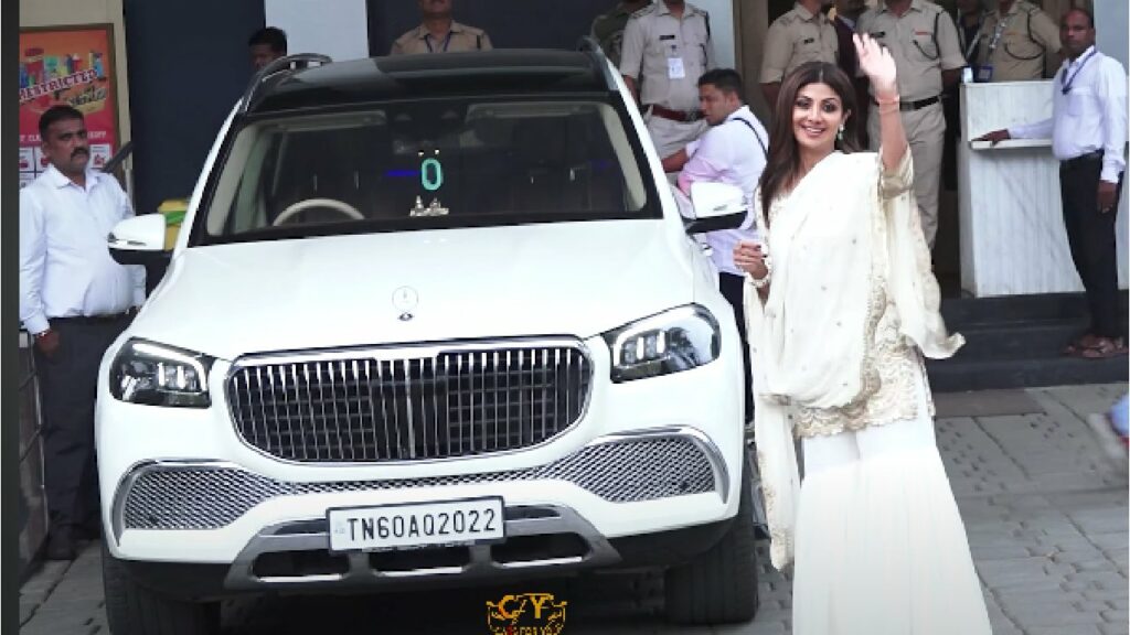 Shilpa Shetty in Mercedes Maybach Gls600