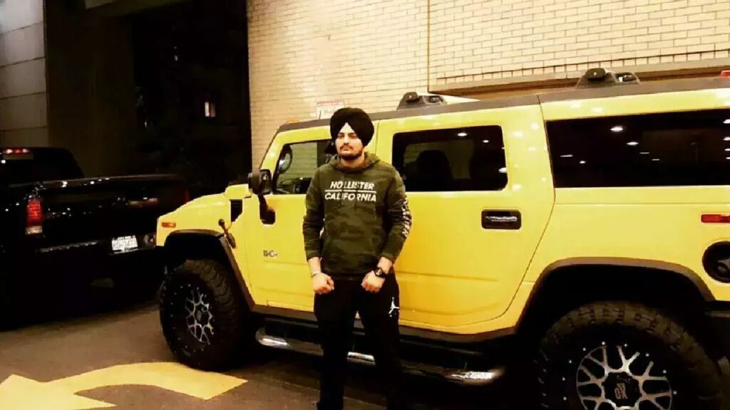 Sidhu Moosewala with His Hummer