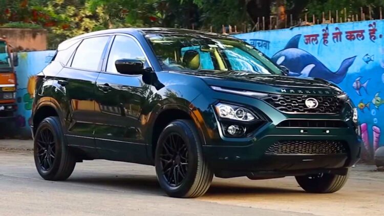 tata harrier Bentley viridian green paint