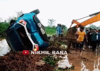 Tata Nexon Crash Rolls Over