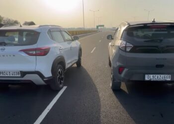 Tata Nexon vs Nissan Magnite Drag Race