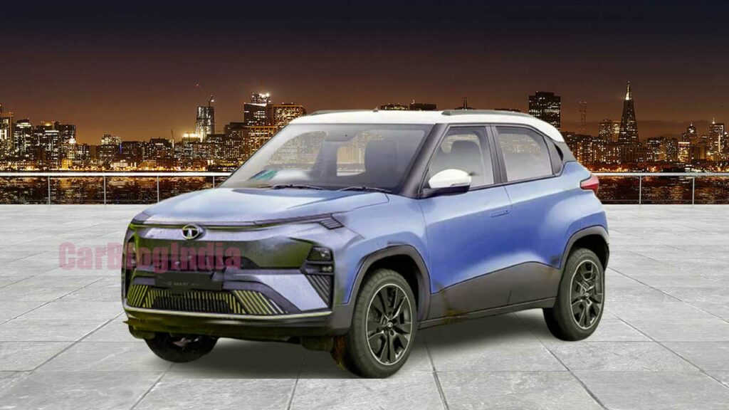 Tata Punch Ev Facelift Nexon Like Look