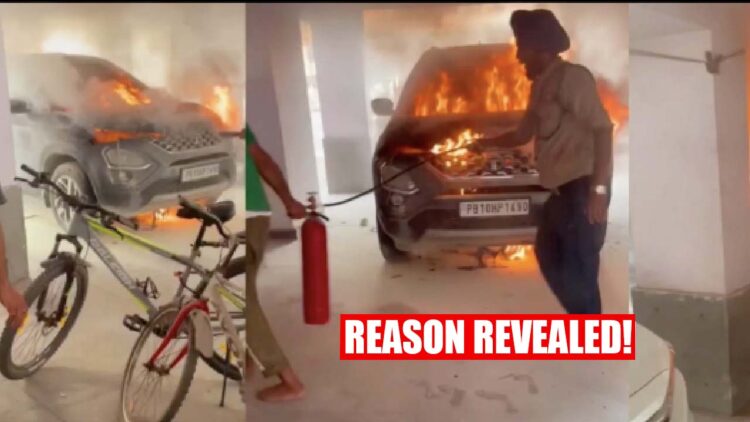 tata safari fire incident reason