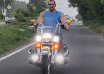 The Great Khali Harley Davidson