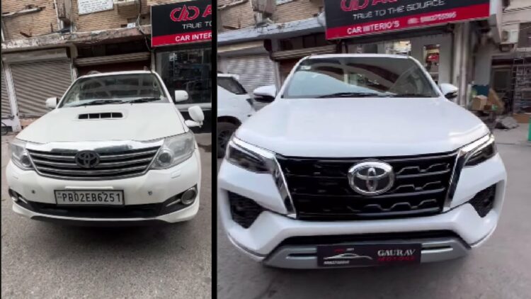 Toyota Fortuner Old-Gen to New-Gen Conversion
