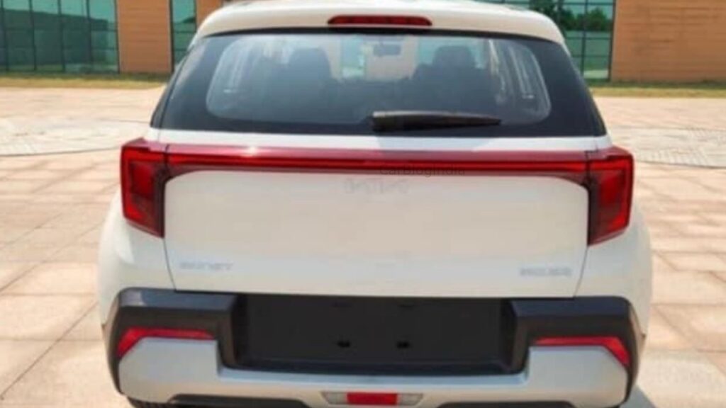 2024 kia sonet facelift rear