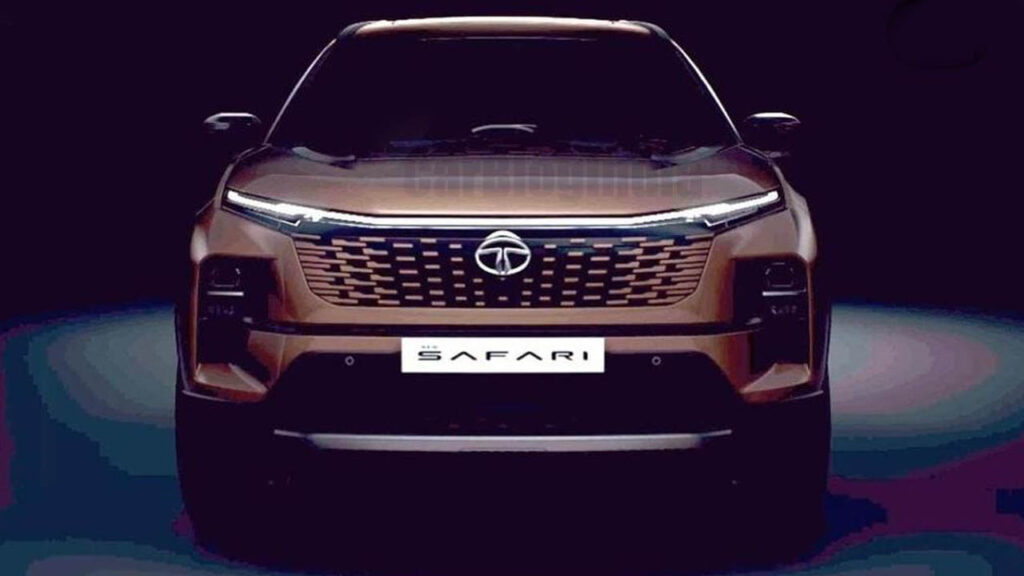 2023 tata safari facelift front