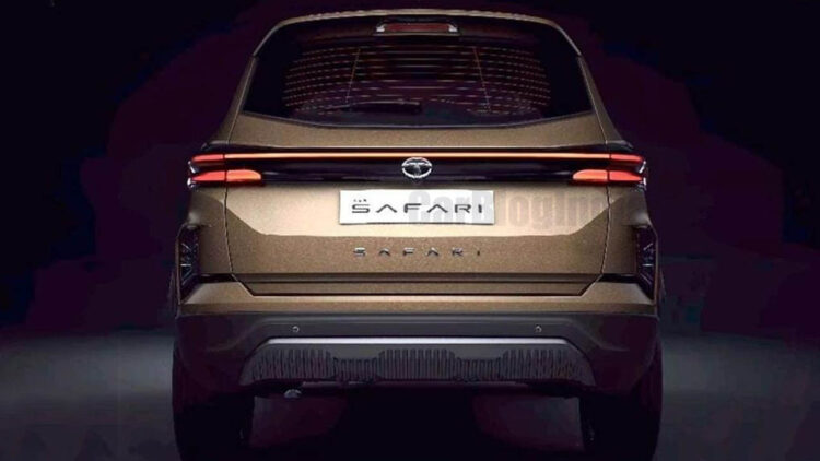 2023 Tata Safari Facelift Rear