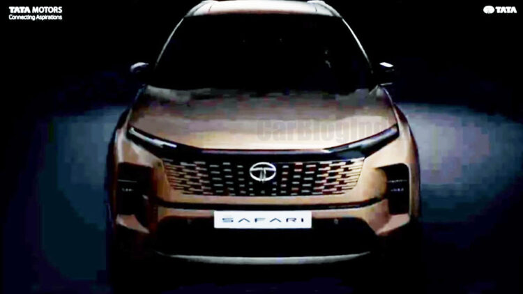 2023 Tata Safari Facelift Front Fascia