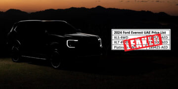 2024 ford everest uae price list leaked