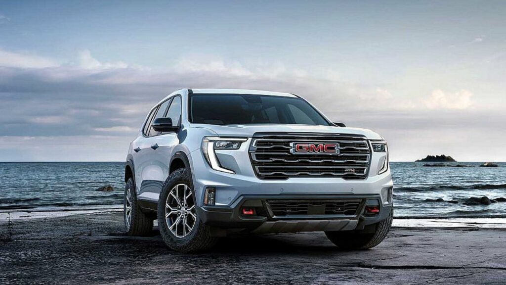2024 Gmc Acadia Official Image Front Three Quarters