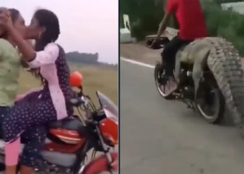 4 Videos of Bizarre Indian Bikers