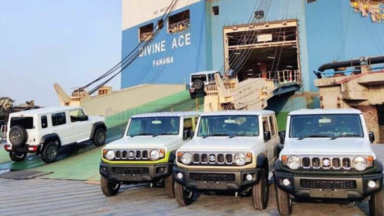 5-door Maruti Jimny Exports