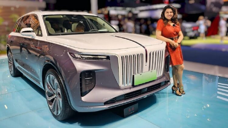 Rolls Royce Copycat from China Hongqi E hs9