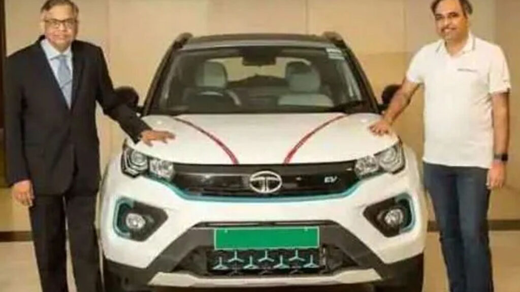 N Chandrasekaran Tata Nexon Ev