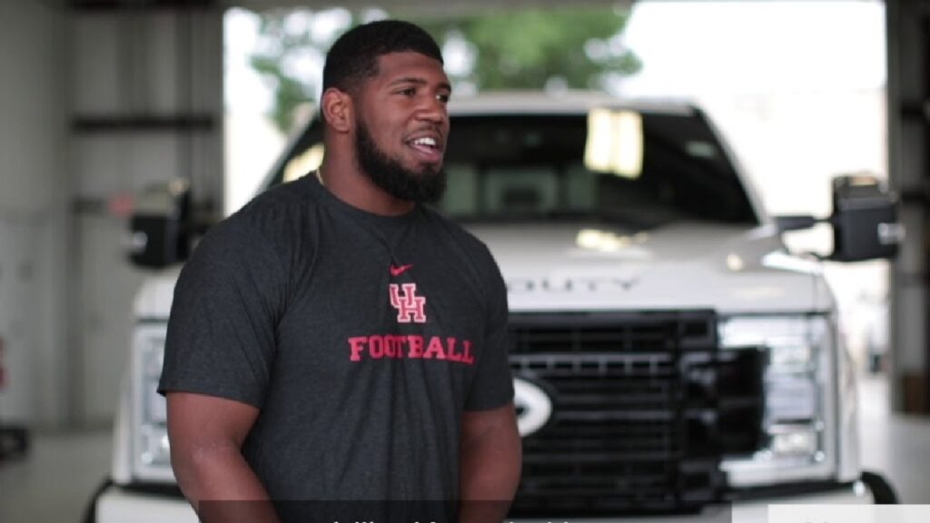 Ed Oliver with his Ford F-150