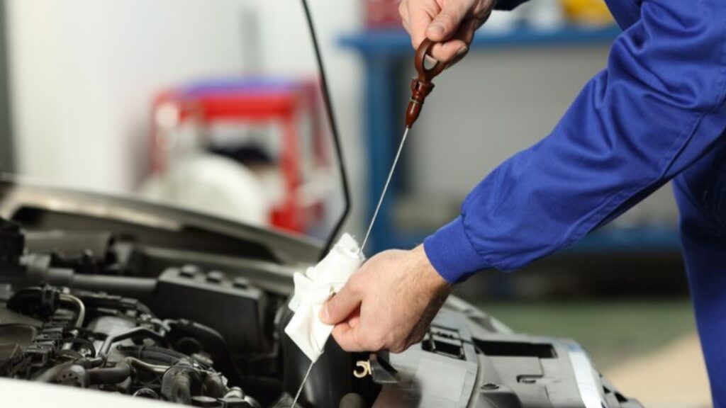 engine oil check
