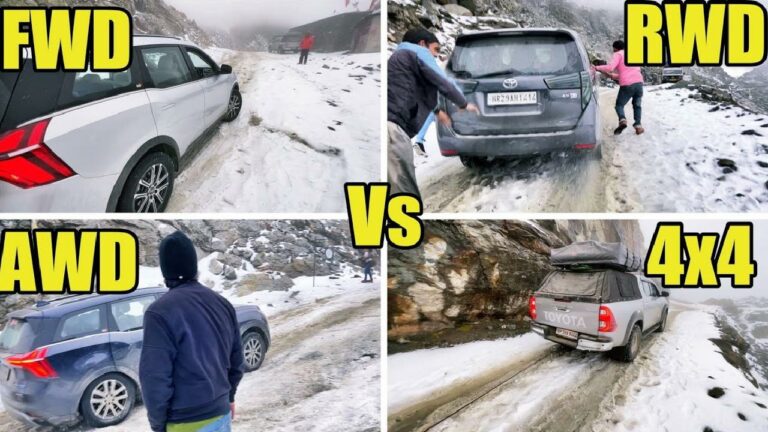 FWD vs RWD vs AWD vs 4×4 Real World Driving Comparison » Car Blog India