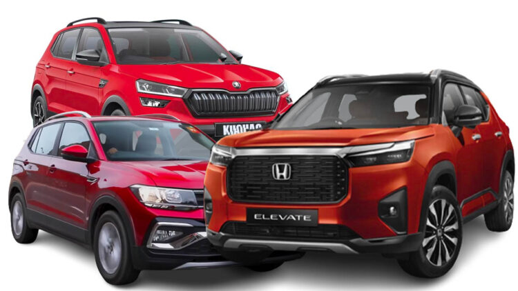 Honda Elevate Vs Skoda Kushaq Vs Vw Taigun September Sales