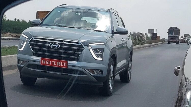 hyundai creta ev front three quarters