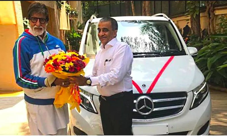 Mercedes benz V class of Amitabh Bachchan