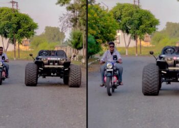 Jeep Royal Enfield Bullet