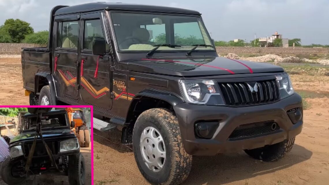 Totalled Mahindra Bolero Camper Restored and Facelifted » Car Blog India
