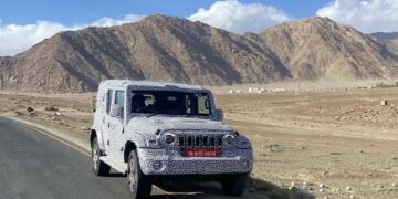 mahindra thar 5-door bi-xenon headlamp
