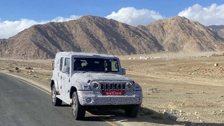 mahindra thar 5-door bi-xenon headlamp