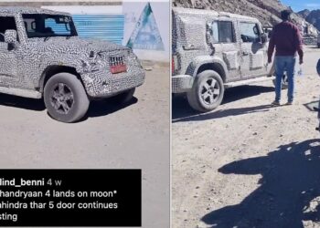 mahindra thar 5-door front rear high altitude testing