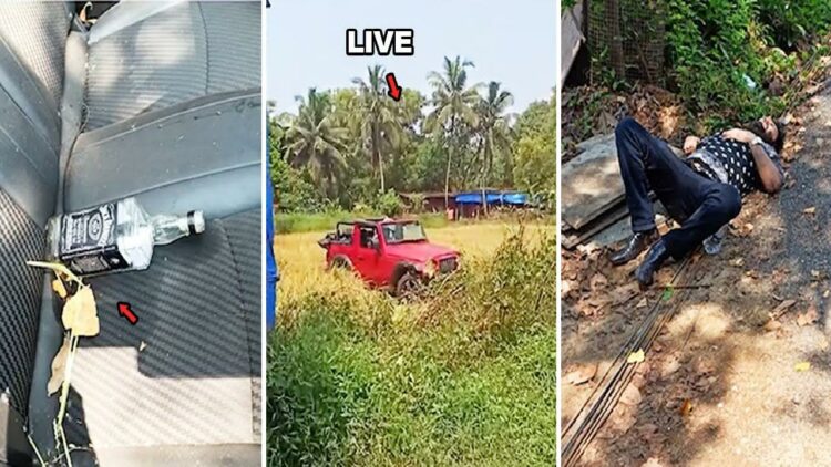 Drunk Mahindra Thar Driver Crashes
