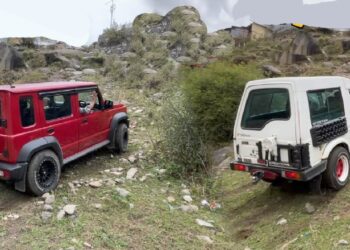 maruti jimny vs gypsy hill climb