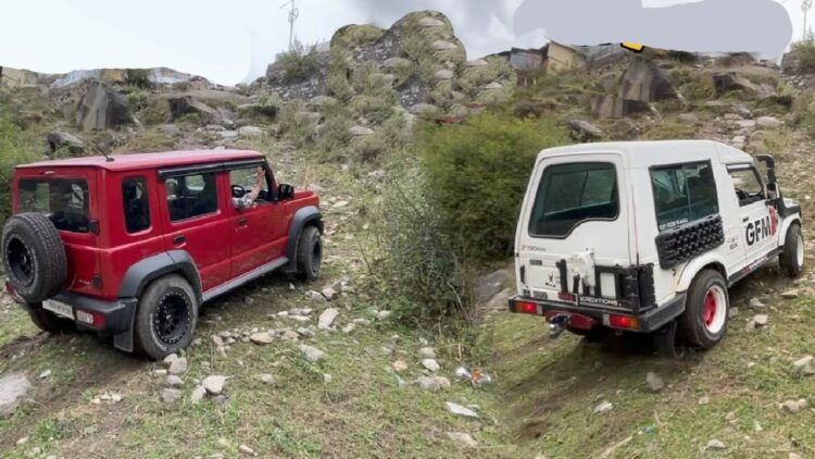 Maruti Jimny Vs Gypsy Hill Climb