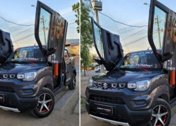 Maruti S-Presso Scissor Doors Like Lamborghini