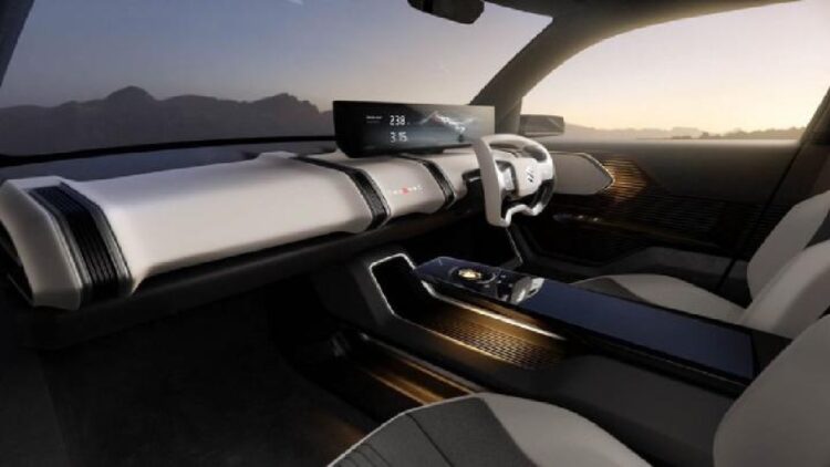 Maruti Suzuki EVX Interior Layout