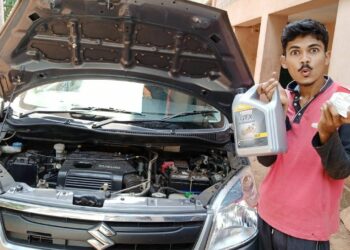 maruti wagon r engine oil change