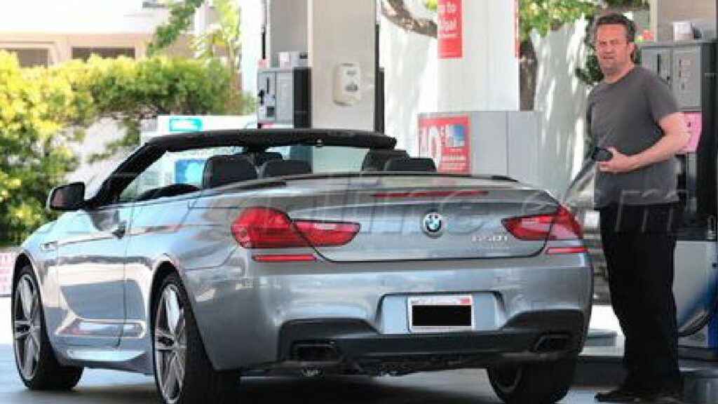 Matthew Perry with BMW 6 Series