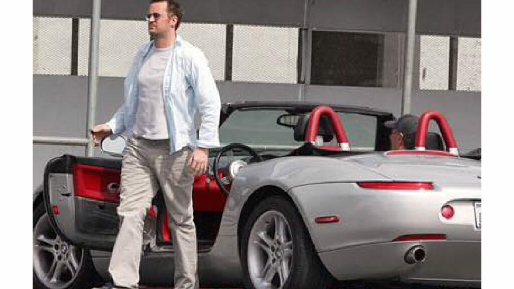 Matthew Perry with Bmw Z8