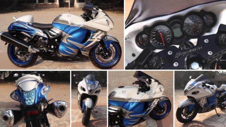 Modified Bajaj Pulsar 220 to Suzuki Hayabusa Transformation